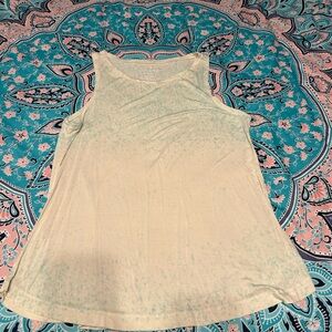 American Eagle Outfitters Cream Tank Top
